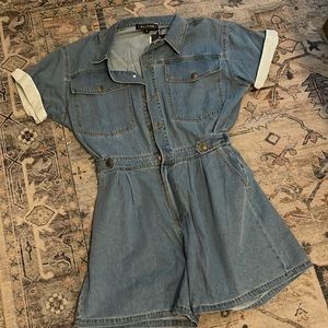 Brand New with Tags Blue Jean Romper